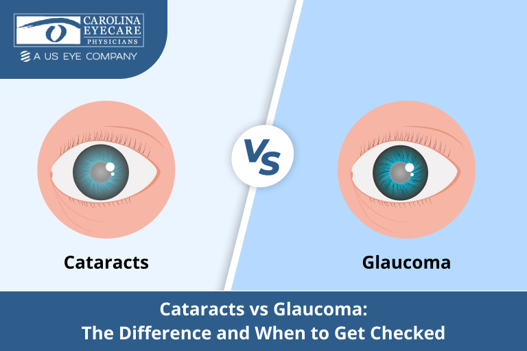 difference between cataracts and glaucoma