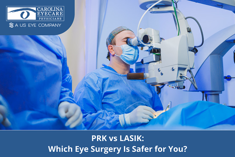 PRK vs LASIK eye surgery procedure